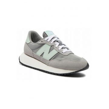 Pantofi sport cu insertii din piele intoarsa 237 -