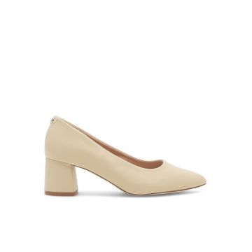 Pantofi sport dama -  Sintetic - Bej - Bej