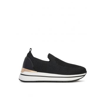 Pantofi sport dama  textil - negru