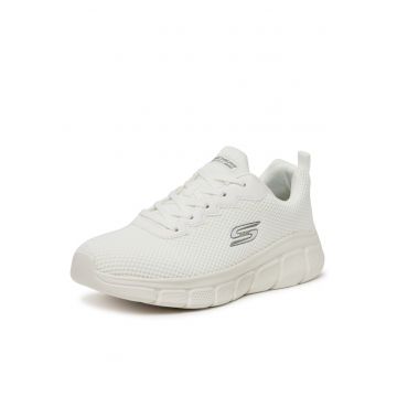 Tenisi barbati -  BOBS B FLEX - textil - alb