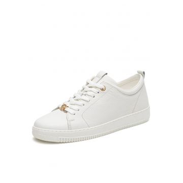 Tenisi dama  WI23-LIJA-01 - piele naturala - alb