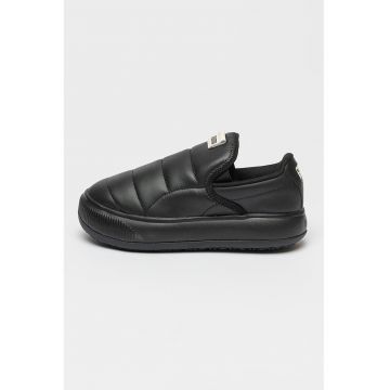 Pantofi slip-on de piele Mayu - Negru