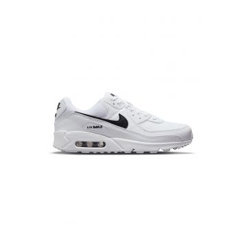 Pantofi sport din piele ecologica cu garnituri din material textil Air Max 90 - Alb