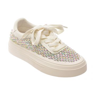 Pantofi sport FLAVIA PASSINI albi, 828, din material textil