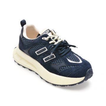 Pantofi sport FLAVIA PASSINI bleumarin, 727, din material textil si piele naturala