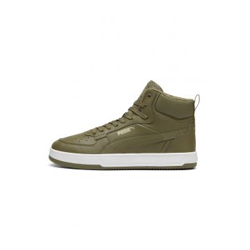 Pantofi sport mid-high de piele ecologica Caven 2.0 - Verde sparanghel