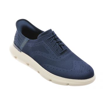 Pantofi sport SKECHERS bleumarin, PLACER, din material textil