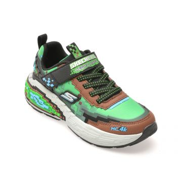 Pantofi sport SKECHERS maro, MEGA-CRAFT 4K, din material textil