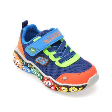 Pantofi sport SKECHERS multicolor, PLAY SCENE, din material textil