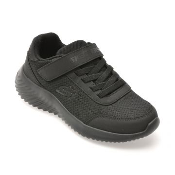 Pantofi sport SKECHERS negri, BOUNDER, din material textil