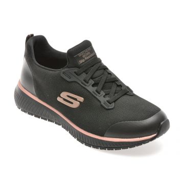 Pantofi sport SKECHERS negri, 77222EC, din material textil