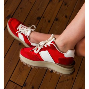 Sneakers dama Contares Rosii
