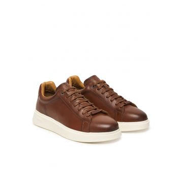 Tenisi barbati  model 210 Bulton - piele naturala - culoare maro