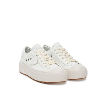 Tenisi dama  West_Blanc A009710 - piele naturala - alb