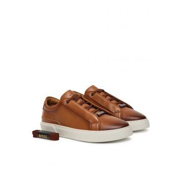 Tenisi  Gary - barbati - maro - piele naturala