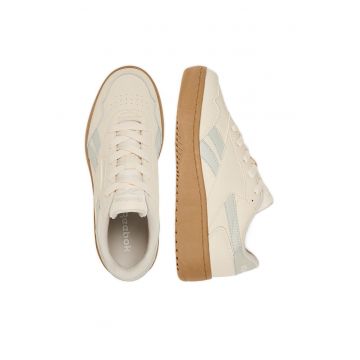 Tenisi unisex  bej - piele naturala