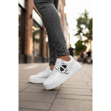 Adidasi barbati casual WOLF  albi 080 N13