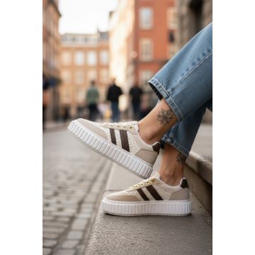 Adidasi dama casual  bej  LA351