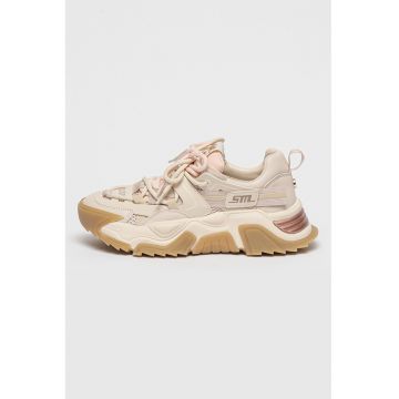 Pantofi colorblock cu aspect masiv Kingdom - Roz pastel/Alb murdar