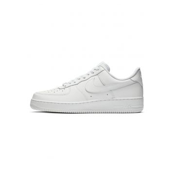 Pantofi sport albi de piele Air Force 1