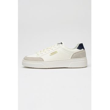 Pantofi sport low-cut de piele ecologica si piele intoarsa Straker Lea