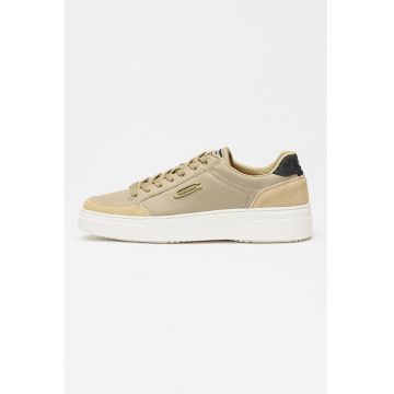 Pantofi sport low-cut de piele ecologica si piele intoarsa Straker Lea