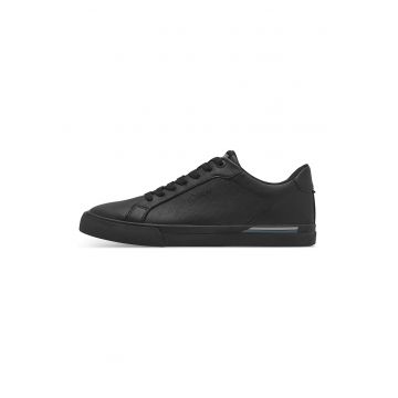 Pantofi sport low-cut din piele ecologica - Negru