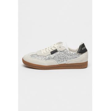 Pantofi sport low-cut Emporia - Gri deschis/Argintiu