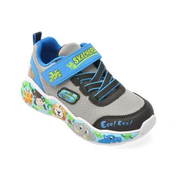 Pantofi sport SKECHERS gri, 407312N, din material textil