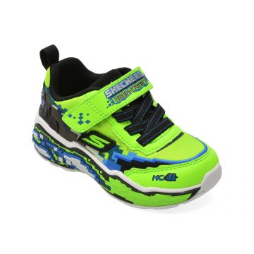 Pantofi sport SKECHERS verzi, 402162N, din material textil