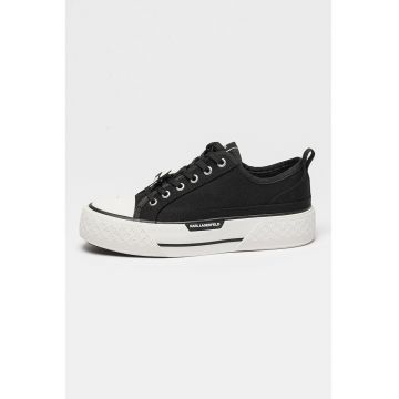 Tenisi flatform Kampus Max - Negru