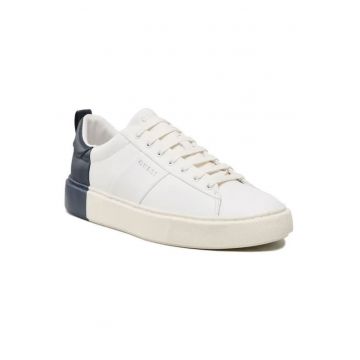 Pantofi barbati  Piele ecologica - Alb - Alb