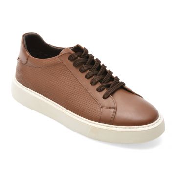 Pantofi sport BITE THE BULLET maro, WB006, din piele naturala