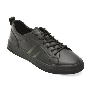 Pantofi sport CARIBU negri, V260005, din piele naturala