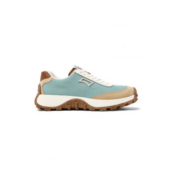 Pantofi sport cu garnituri de piele intoarsa Drift Trail 575 - Albastru aquamarin/Maro camel