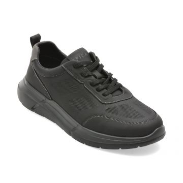 Pantofi sport EPICA negri, 250505, din piele naturala