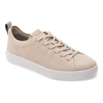 Pantofi sport GEOX nude, U655KA, din piele intoarsa