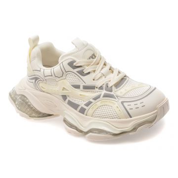 Pantofi sport GRYXX albi, 66601, din material textil
