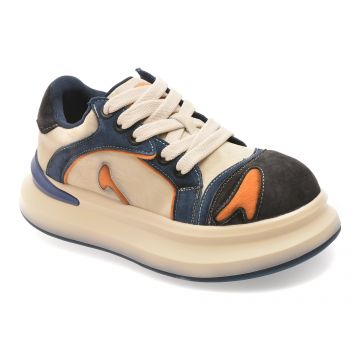 Pantofi sport GRYXX bej, 8571, din piele ecologica