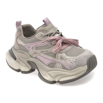 Pantofi sport GRYXX gri, 1691, din material textil