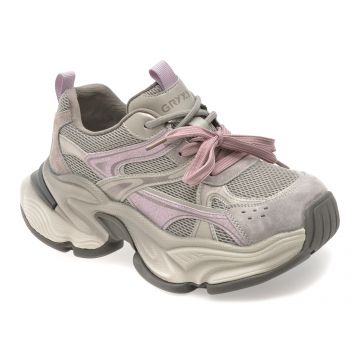 Pantofi sport GRYXX gri, 1691, din material textil