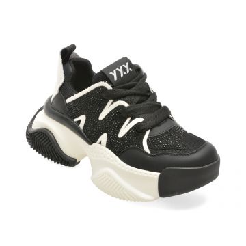 Pantofi sport GRYXX negri, 230918, din piele naturala