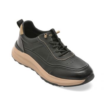 Pantofi sport GRYXX negri, 52331, din piele naturala