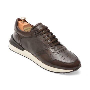 Pantofi sport LE COLONEL maro, 66461, din piele naturala