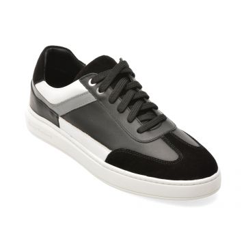 Pantofi sport MARCO BUFFON negri, BF1030, din piele naturala