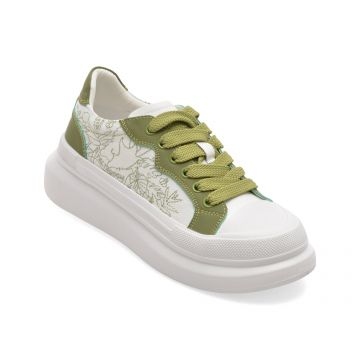 Pantofi sport PASS COLLECTION albi, SL60008, din material textil