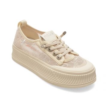 Pantofi sport PASS COLLECTION bej, XA60006, din material textil