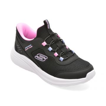 Pantofi sport SKECHERS negri, 303690L, din material textil