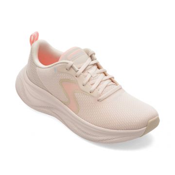 Pantofi sport SKECHERS roz, SKECH CLOUD, din material textil
