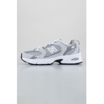 530 Pantofi sport cu garnituri de piele intoarsa - Gri/Gri deschis